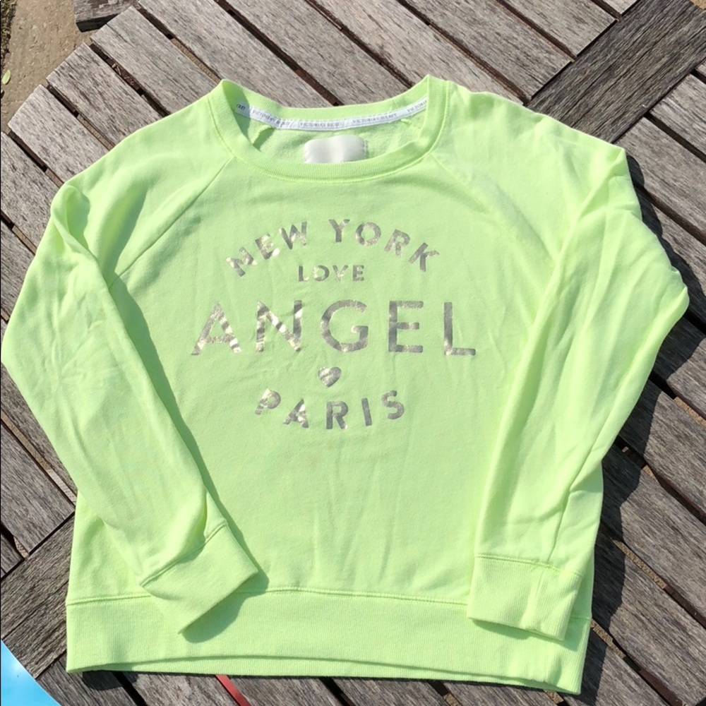 Neon Victoria Secret sweatshirt